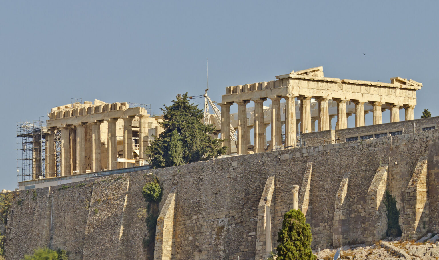 Il Partenone sull'Acropoli di Atene, ingresso principale del sito