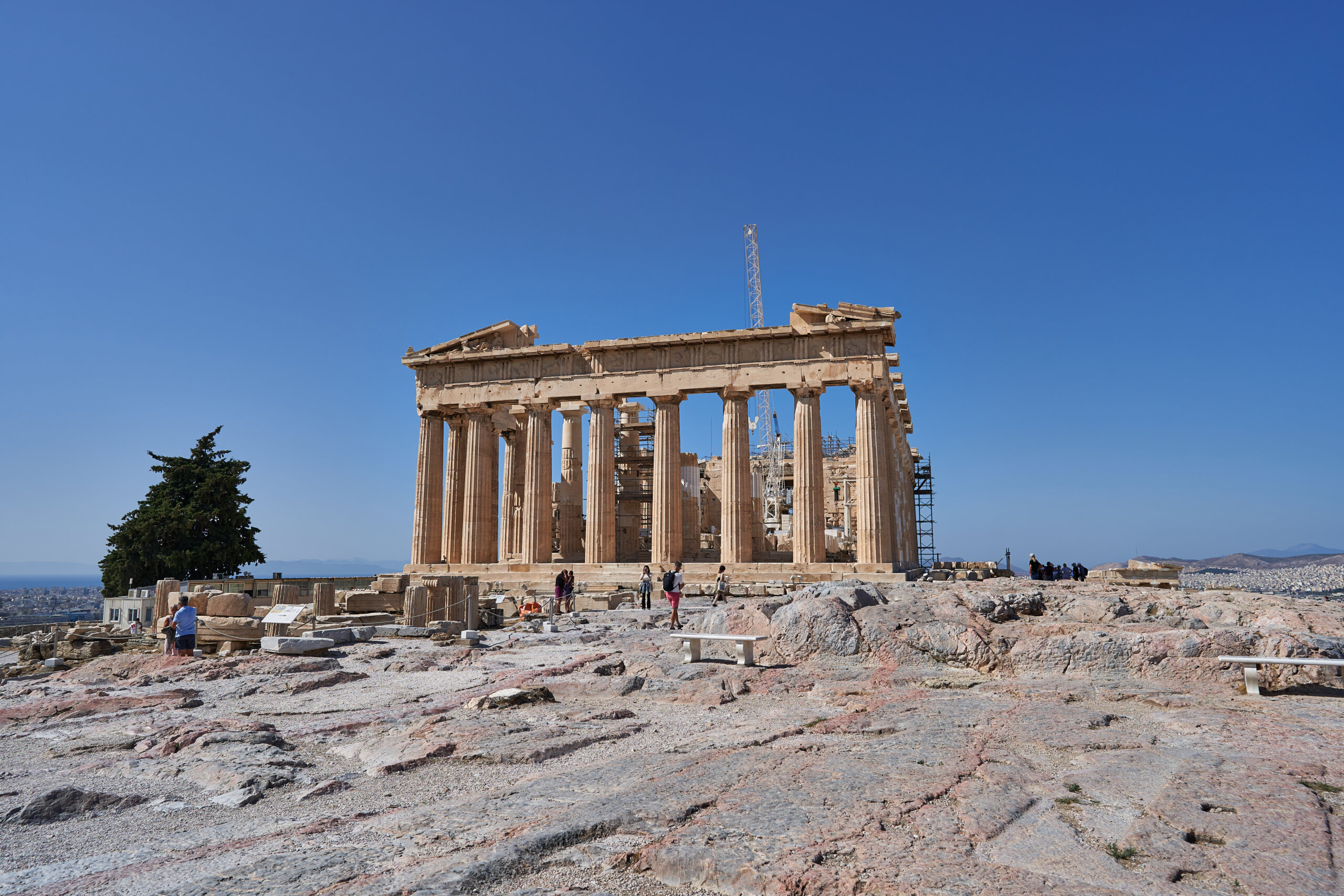 La facciata orientale del Partenone, Acropoli di Atene